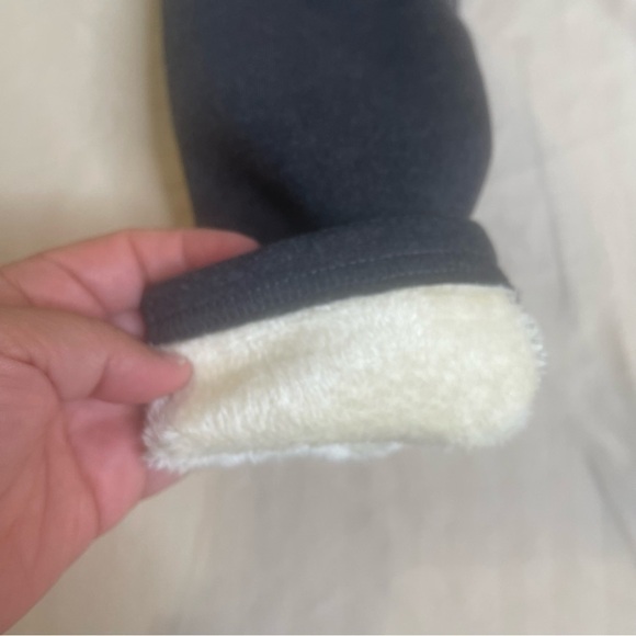 Leggings Polyester Sherpa Winter Warm Elastic Slim Thermal Pants Black SIZE M - Picture 5 of 8